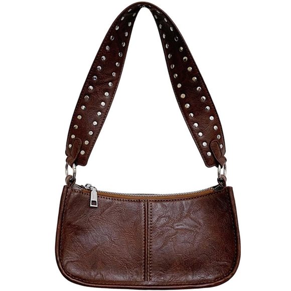 Shoulder Bags Small Trendy Purse Leather Vintage 90S Y2K Mini Purse XD - Picture 1 of 6